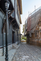 Fototapeta premium old streets plovdiv