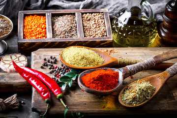 Spices and condiments for food