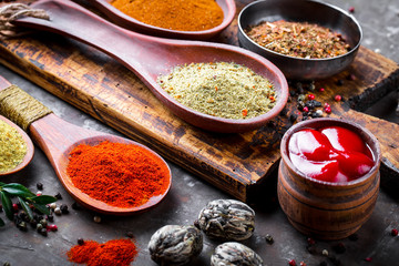 Spices and condiments for food