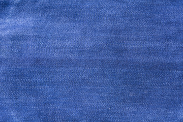 Close-up blue fabric as background