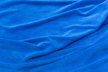 Blue cloth texture.