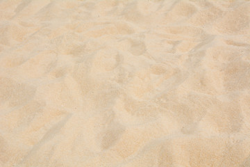 Fototapeta na wymiar Close up Fine Beach Sand Texture In The Summer Beach.