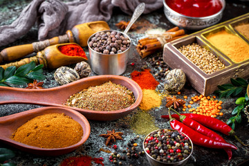 Spices and condiments for food