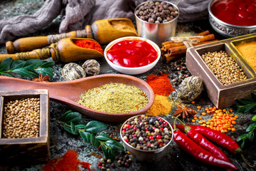 Spices and condiments for food