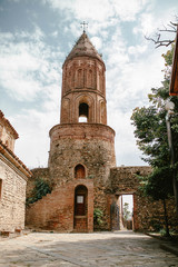 Fototapeta na wymiar View of the church tower, Georgia
