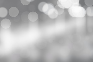 Blurred light with bokeh abstract background