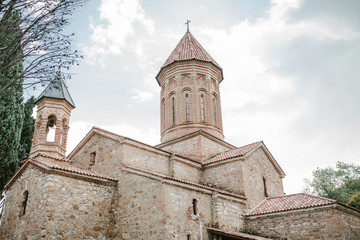 Fototapeta na wymiar view of the monastery Ikalto, Georgia