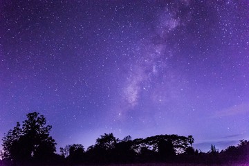 Naklejka premium Milky way