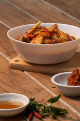 Thai Food Red Curry Pork