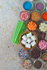 Ingredients for making candy