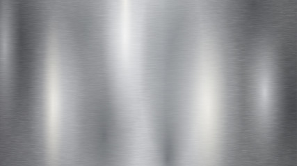 Background with silver metal texture