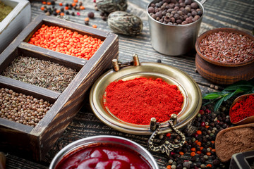 Spices and condiments for food
