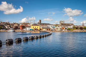Athlone town and Shannon river, county Westmeath, Ireland