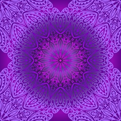 Design of a Geometric Flower seamless Pattern. vector. for wallpaper, flyer, book, brochure.