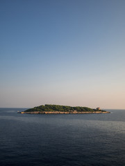 Fototapeta na wymiar Island Host on Adriatic sea near island Vis in Croatia