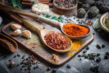 Spices and condiments for food