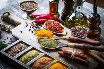 Spices and condiments for food