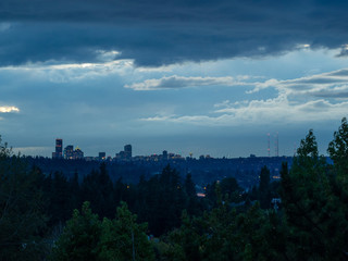 Seattle Skyline Sunset