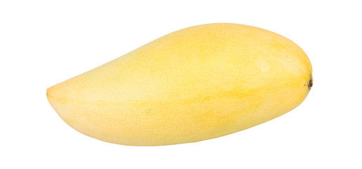 Delicious ripe mango fruit , mango on white background.