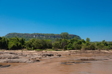 Fototapeta na wymiar Natural scene at Mekong River