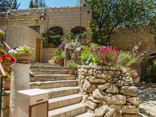 The Garden Tomb, site of pilgrimage in Jerusalem, Israel