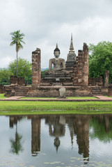 Fototapeta na wymiar Sukhothai Historical Park, Unesco world heritage. of Thailand .