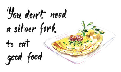 You don't need a silver fork to eat good food