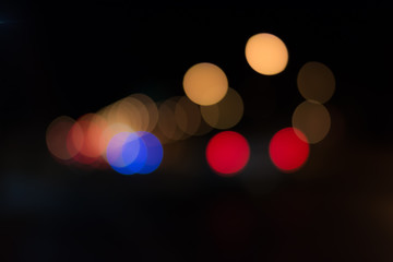 Lighting bokeh as background