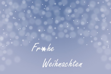 Frohe Weihnachten mit Schneeflocke