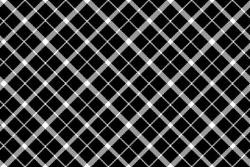 Flower of scotland tartan black pixel fabric texture seamless pattern