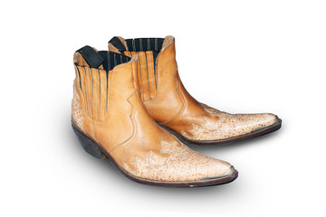 Shoe isolated on white screen