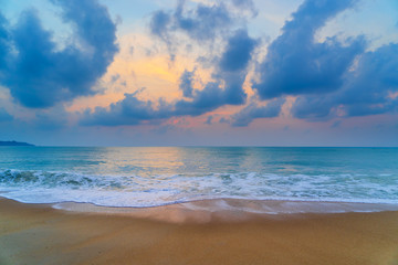 Sea sunrise in Koh Samui island
