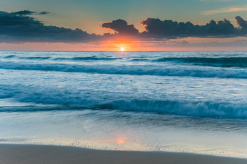 Vibrant Sunrise Seascape