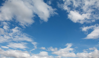 Fototapeta na wymiar Blue sky with clouds background has space for put text or product, Original dimensions 4963 x 2902pixels