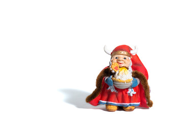 Viking Mrs Claus white background