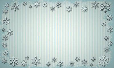 Snow flakes grunge background, wallpaper.