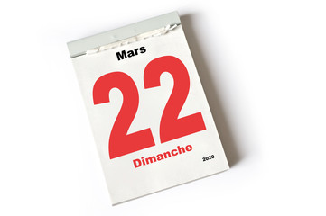 22. Mars 2020