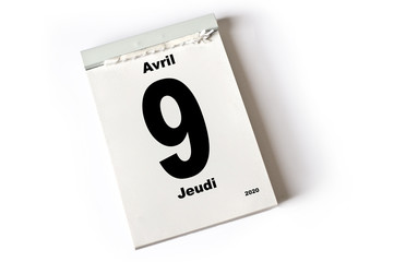9. Avril 2020