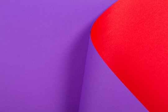 Abstract colorful background. Red violet purple color paper in geometric shapes - Powered by Adobe