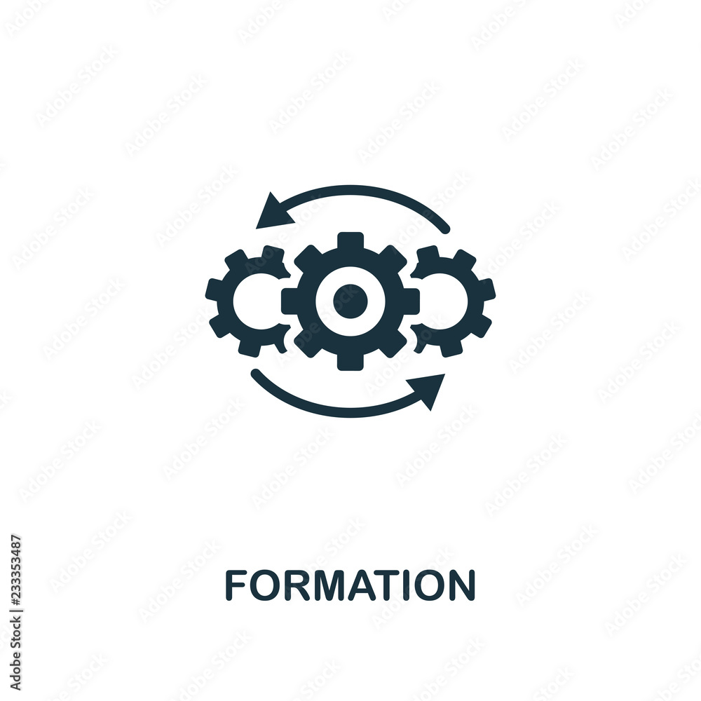 Poster formation icon. premium style design from teamwork icon collection. ui and ux. pixel perfect formati