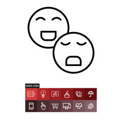 Feelings vector icon