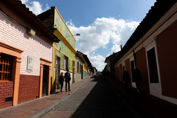 Calle de la Candelaria en Bogotá