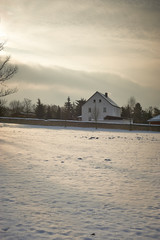 Winterlandschaft  in Sachsen