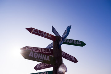 Milestone distances to major cities