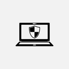 Antivirus icon. Antivirus symbol. Flat design. Stock - Vector illustration.