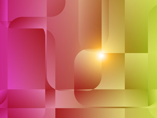 Bright polygonal background
