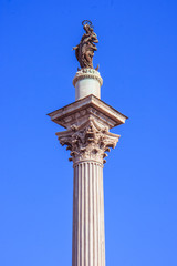 Fototapeta na wymiar Column in front of the Santa Maria Maggiore cathedral in Rome, Italy
