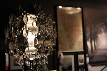 chandelier in room