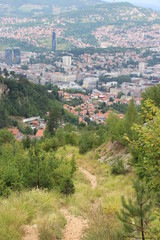 Obraz premium Sarajevo is the capital and largest city of Bosnia and Herzegovina. Sarajevo, Bosnia and Herzegovina 08.06.2017