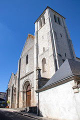 Fototapeta na wymiar Beaugency. Abbatiale Notre-Dame. Loiret. Centre-Val de Loire 